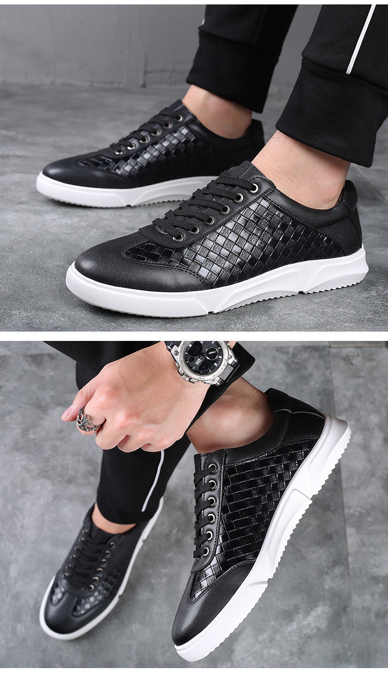 New Men's Large Size Casual Sneakers Trendy Wild White Shoes