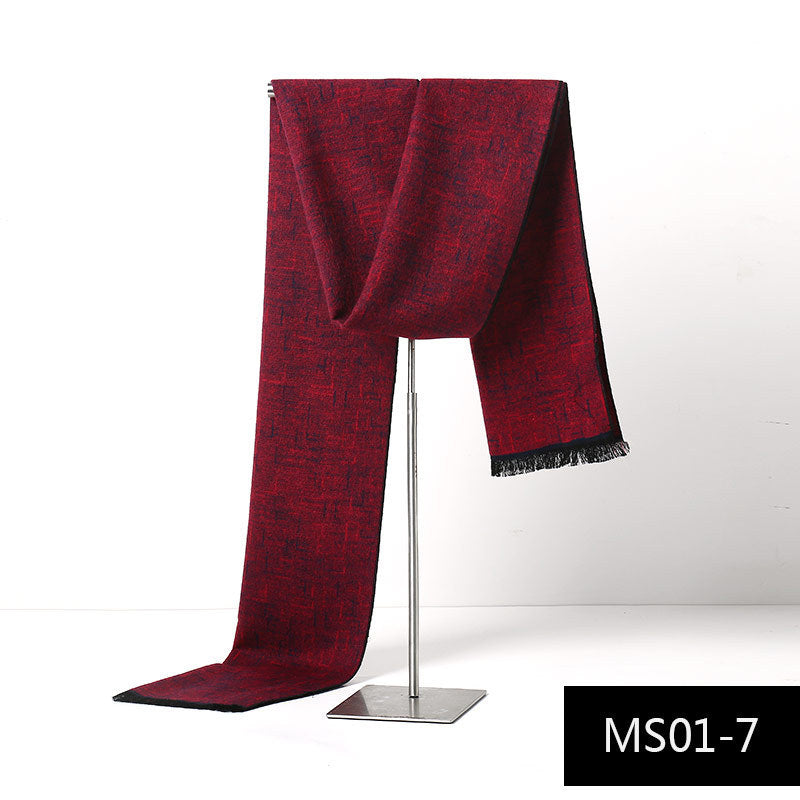 Men's Autumn And Winter Cashmere Warm Scarf