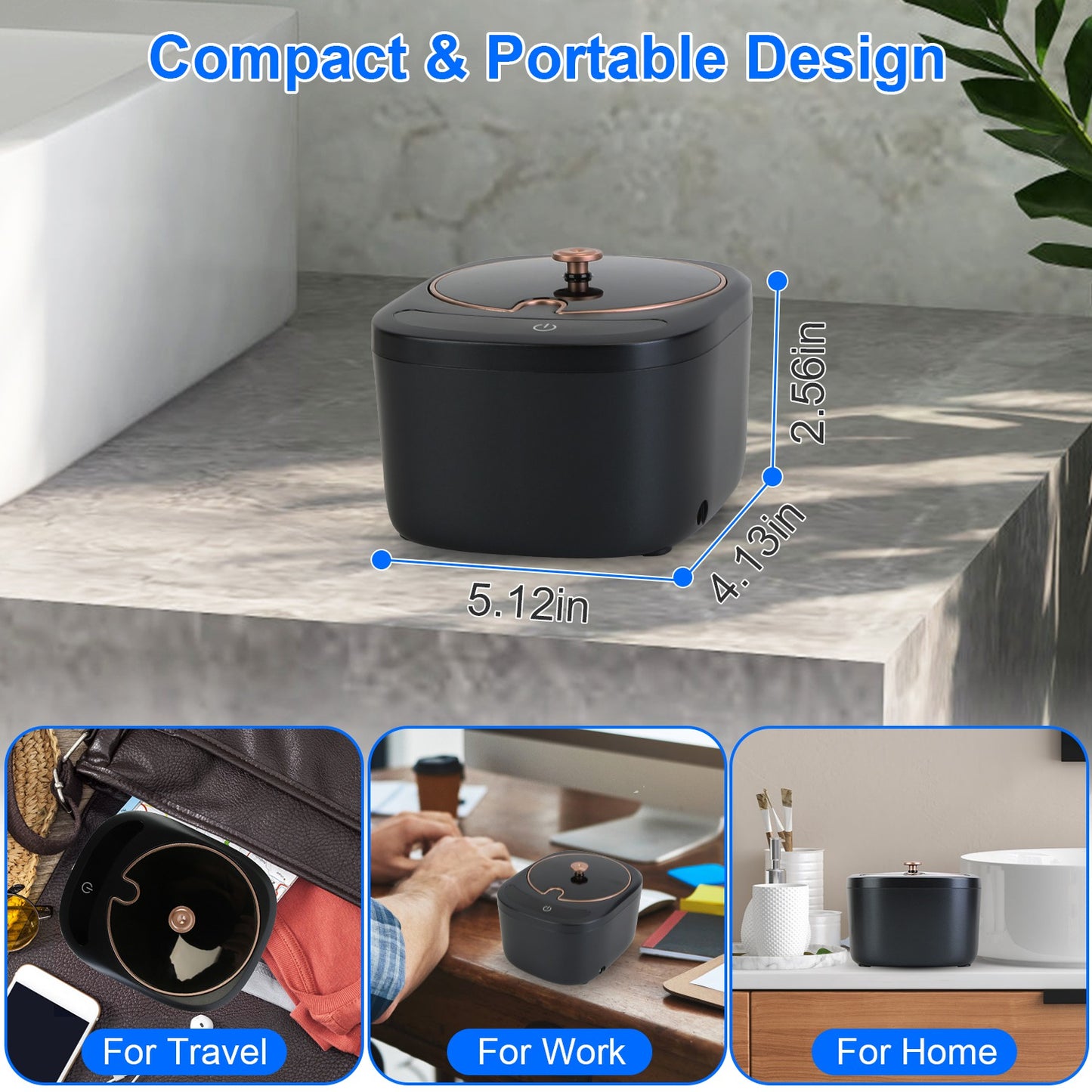 45kHz Ultrasonic Retainer Cleaner - 230ML UV Dental Machine