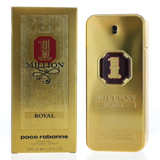 Paco Rabanne 1 Million Royal men’s parfum spray bottle and gold box, 6.8 oz