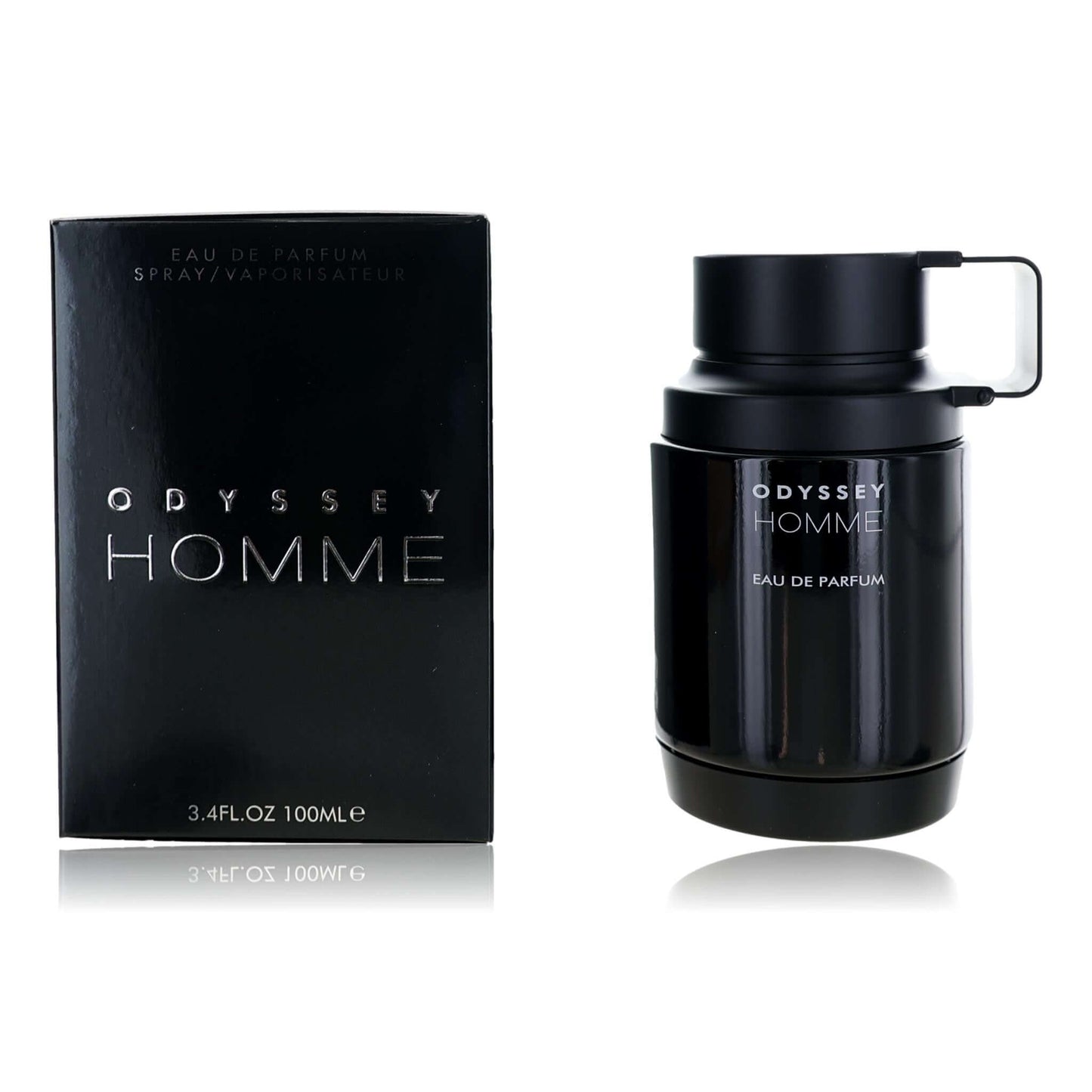 Men's eau de parfum spray with black Odyssey Homme box and bottle