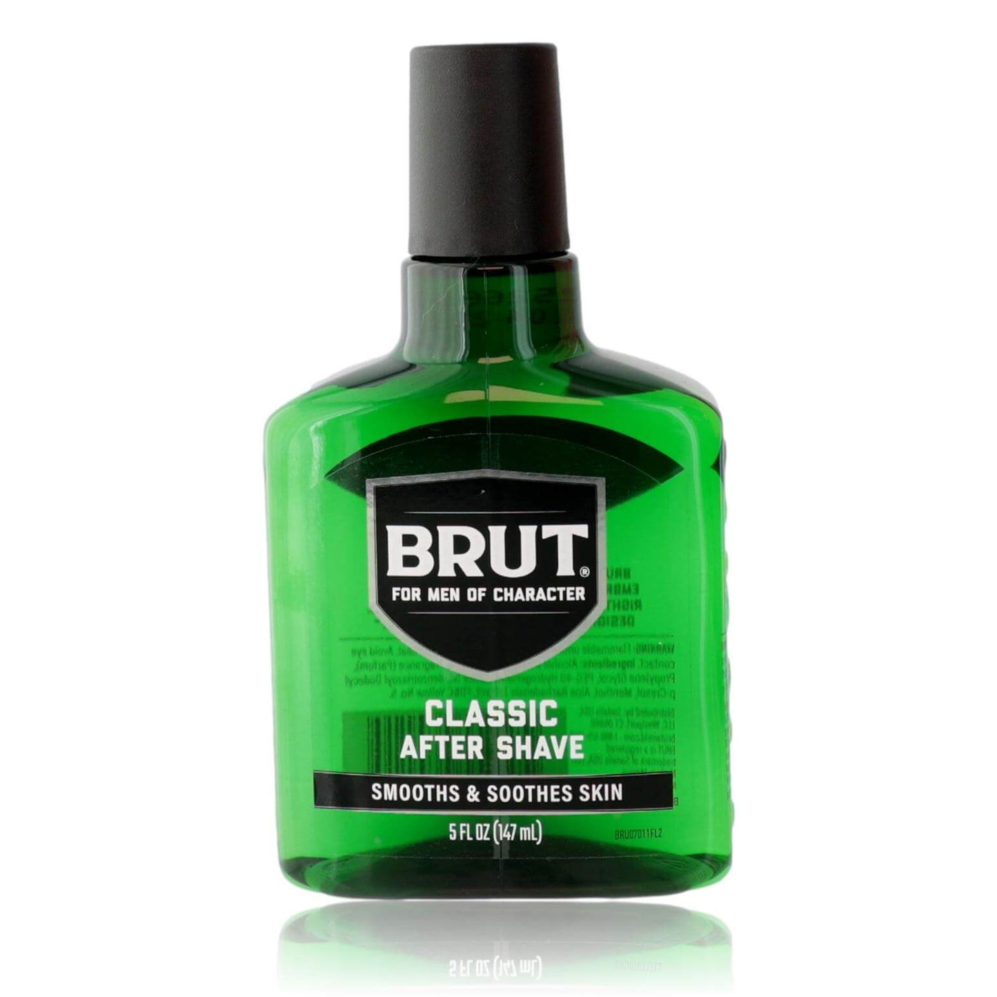 Brut by Brut, 3.5 oz After Shave Splash for Men in a green bottle, designed to soothe and smooth skin.