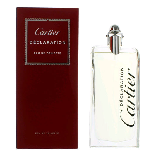 Cartier Declaration eau de toilette spray bottle with red box, 5 oz EDT