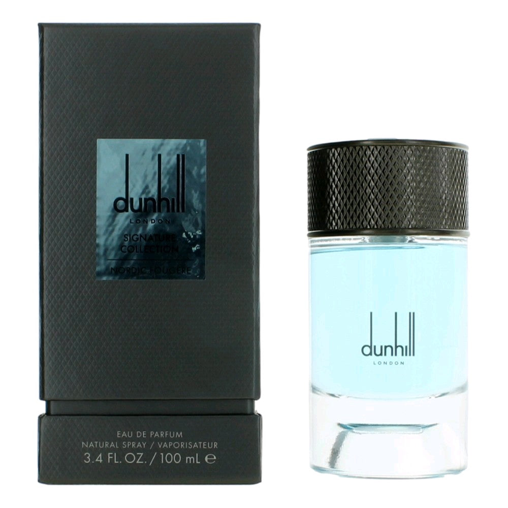 Dunhill men's Eau de Parfum spray bottle, 3.4 oz (100 mL), in box