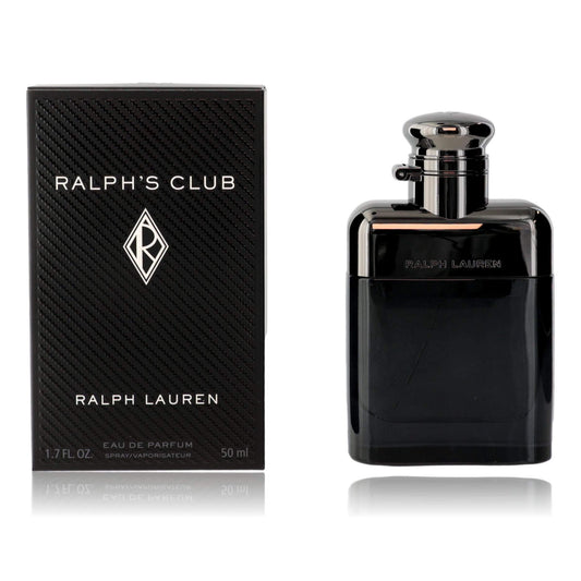 Ralph's Club by Ralph Lauren, 1.7 oz EDP spray for Men in black bottle with box.