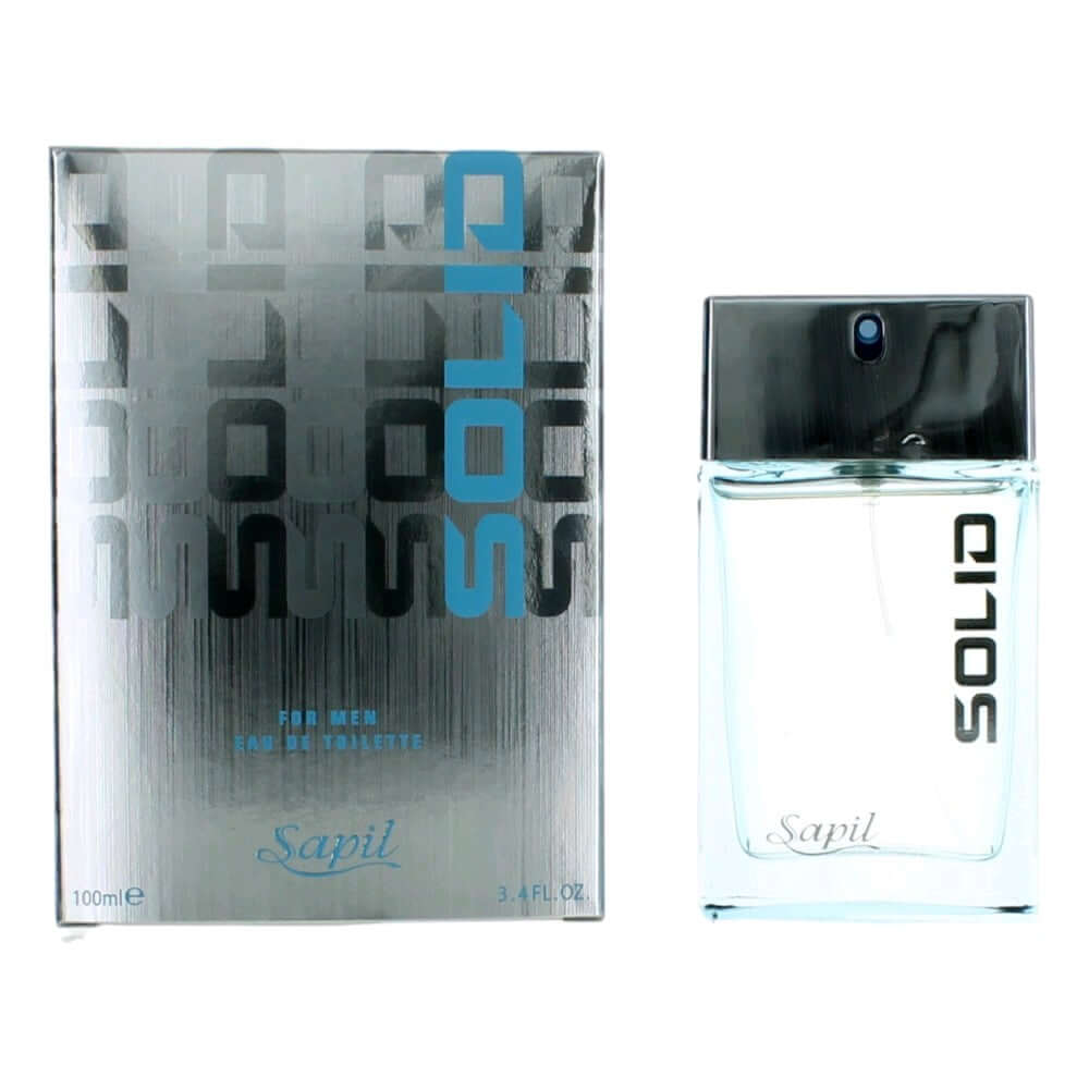 Solid by Sapil, 3.4 oz EDT Spray for Men