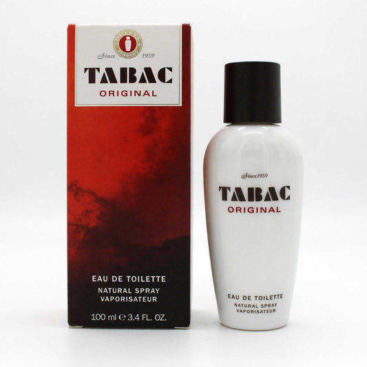 Tabac Original eau de toilette spray bottle with matching product box, 3.4 oz