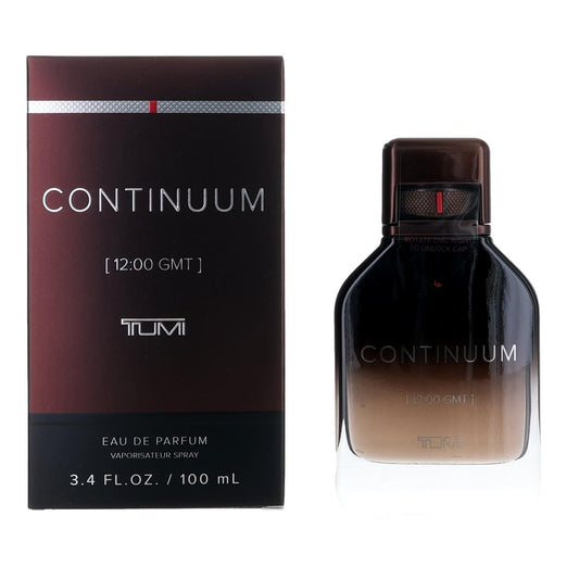 Tumi Continuum eau de parfum spray, 3.4 oz bottle with presentation box