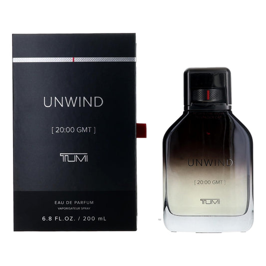 Tumi Unwind men's eau de parfum spray bottle with matching box, 200 mL