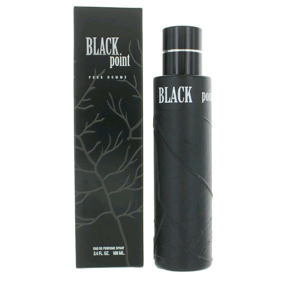 Black Point by YZY men's eau de perfume spray, 3.4 oz bottle and box