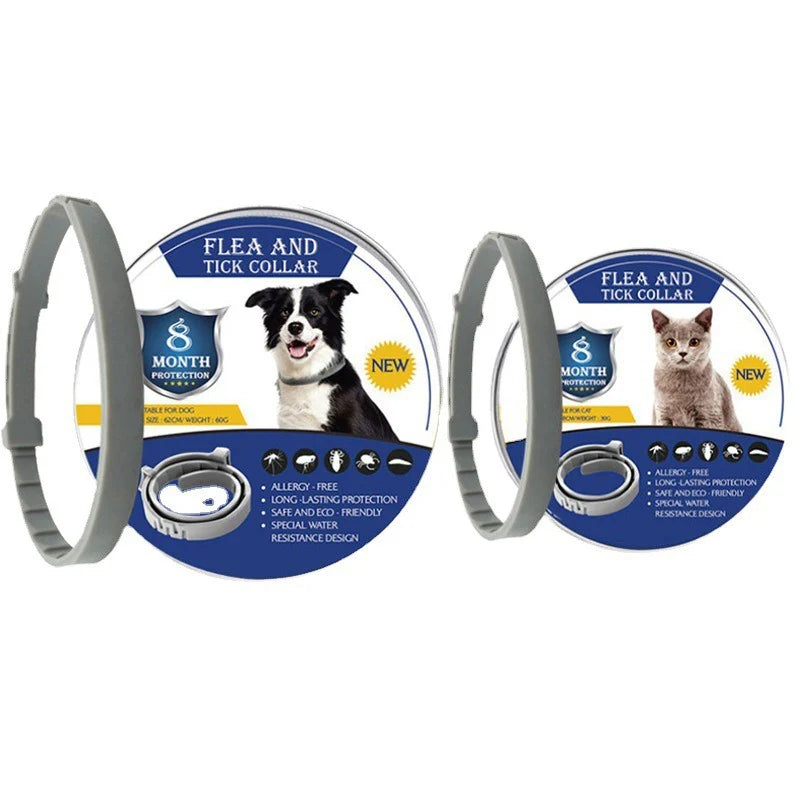 Insect Repellent Collar Pet Dog Cat Adjustable Collar for Large, Medium, and Small Sizes - Ectron Online