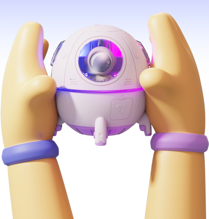 USB Astronaut Humidifier Ornaments Moisturizing Household Home Decor - Ectron Online