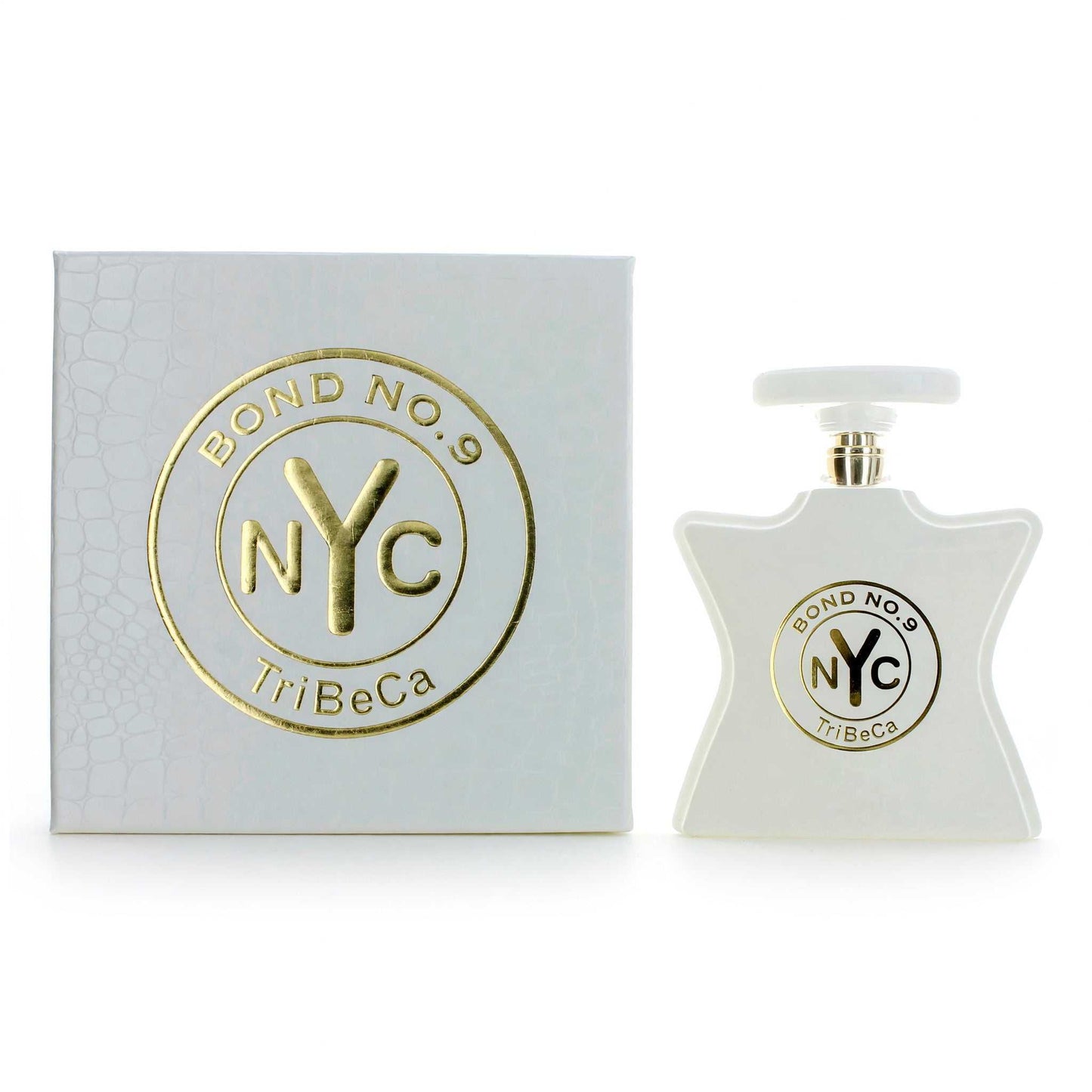 Bond No. 9 TriBeCa Eau de Parfum bottle with cap and matching box