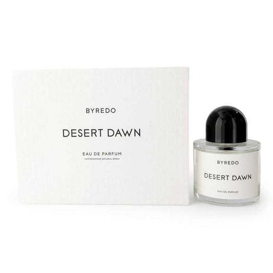 Byredo Desert Dawn eau de parfum spray with glass bottle and black cap, 3.4 oz