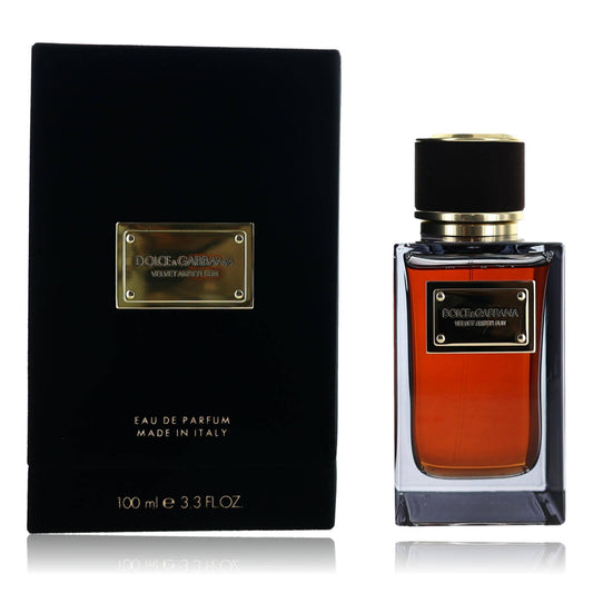 Velvet Amber Sun by Dolce & Gabbana, 3.3 oz EDP Spray for Unisex in a stylish bottle with packaging.