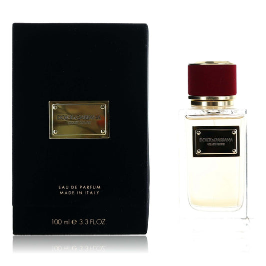 Dolce & Gabbana perfume bottle and packaging on a white background
