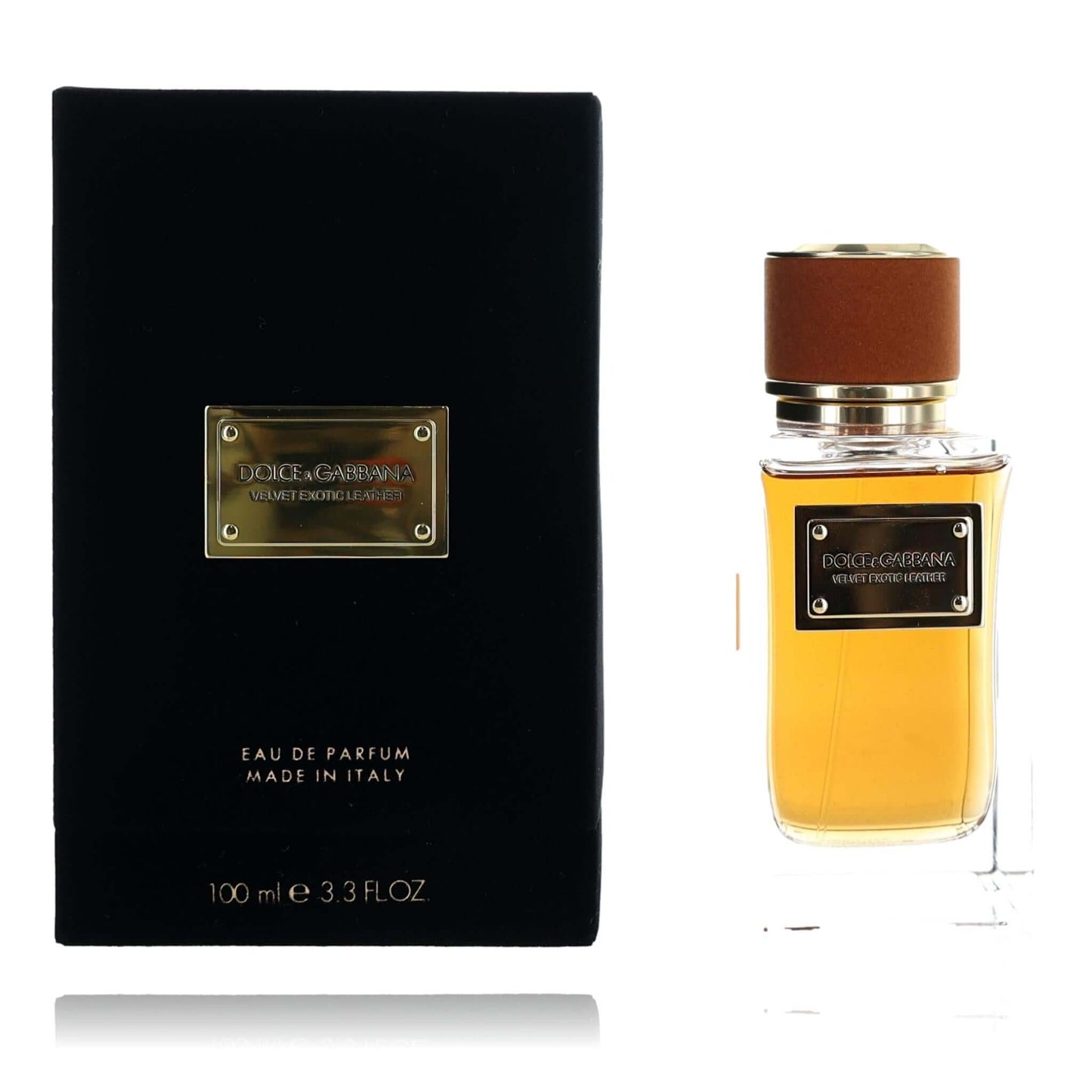 Dolce & Gabbana perfume bottle and packaging on a white background