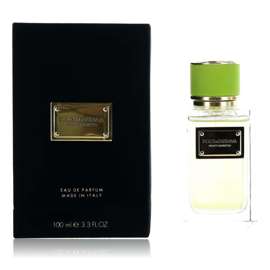 Dolce & Gabbana perfume bottle with packaging on a white background