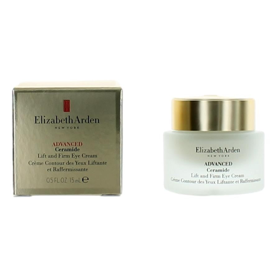 Eye cream jar and box, Elizabeth Arden Advanced Ceramide Lift & Firm