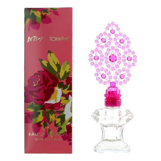 Betsey Johnson by Betsey Johnson, 1.7 oz EDP Spray for Women New in decorative bottle and floral box.