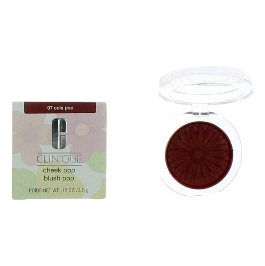 Clinique Cheek Pop blush compact with pan, dark berry red shade