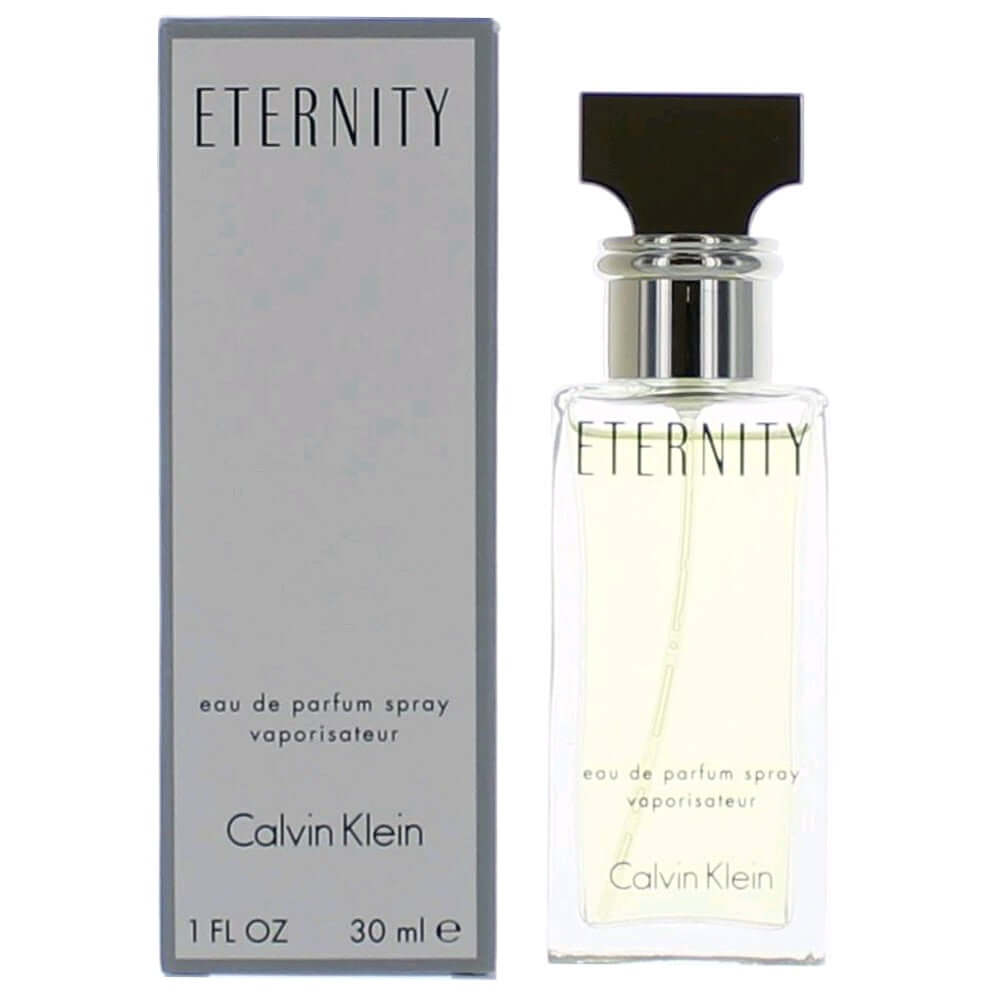 Calvin Klein Eternity women's eau de parfum spray bottle with box