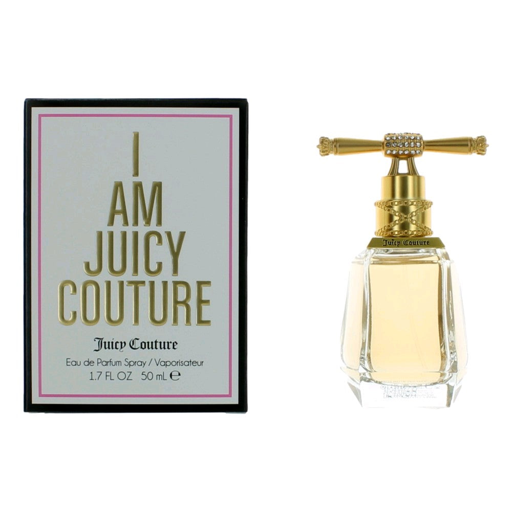 I Am Juicy by Juicy Couture women's perfume spray bottle with box, 1.7 oz