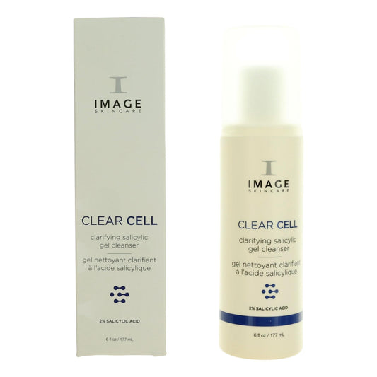 Image Skincare Clear Cell salicylic gel cleanser bottle and carton, 6 fl oz