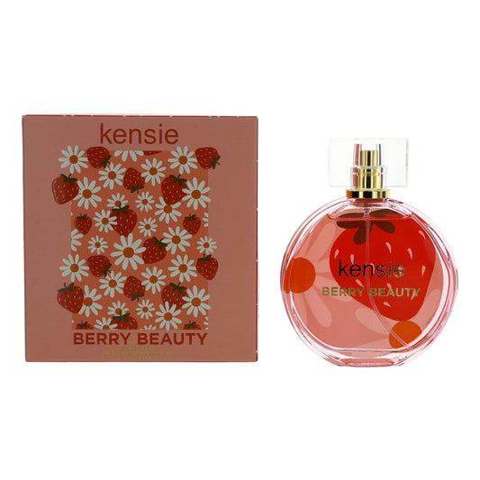 Kensie Berry Beauty EDP spray bottle with floral gift box
