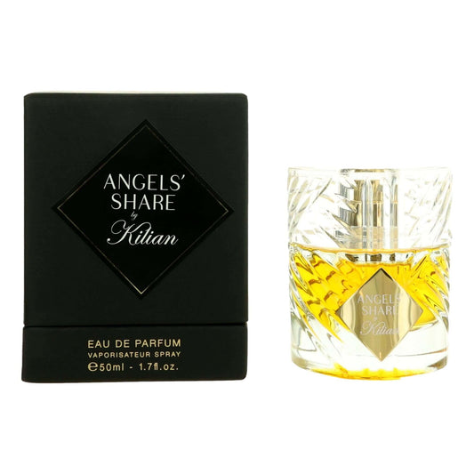 Angels' Share by Kilian, 1.7 oz EDP Spray for Unisex with elegant packaging and fragrance bottle.
