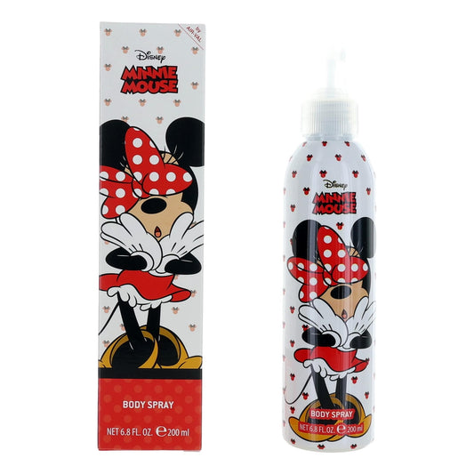 Kids body spray bottle with Minnie Mouse character art, 6.8 fl oz