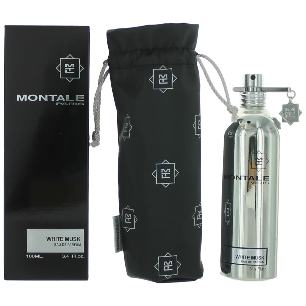 Montale White Musk by Montale, 3.4 oz EDP Spray for Unisex in a stylish packaging with a silver bottle.