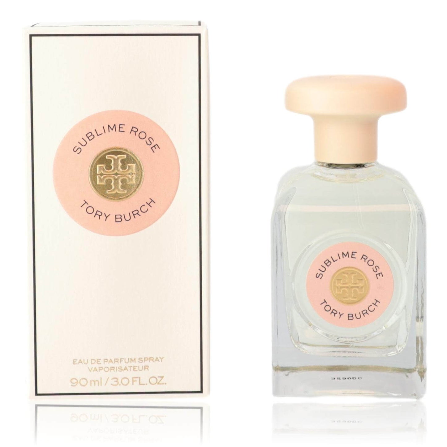 Sublime Rose by Tory Burch, 3 oz EDP spray for Women in a stylish bottle with elegant packaging.