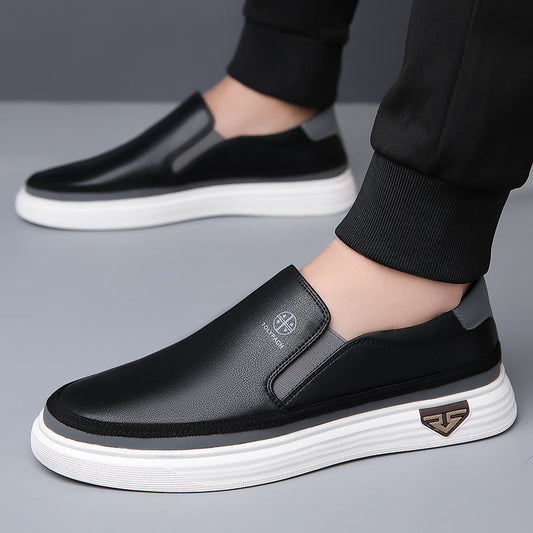 Lazy Slip On Men's Casual Leather Shoes
