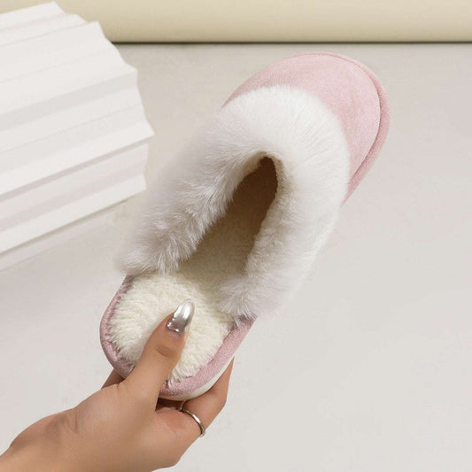 Winter Plush Slippers – Warm, Non-Slip & Soft for Couples - Winter Warm Plush Slippers Home Indoor N | Ectron Online