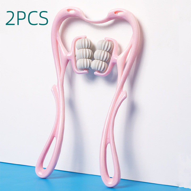 Wheel Manual Neck Massager - Multifunctional Roller for Pain Relief