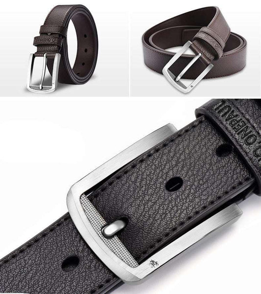 Korean Style Men's Casual Belt With Pin Buckle