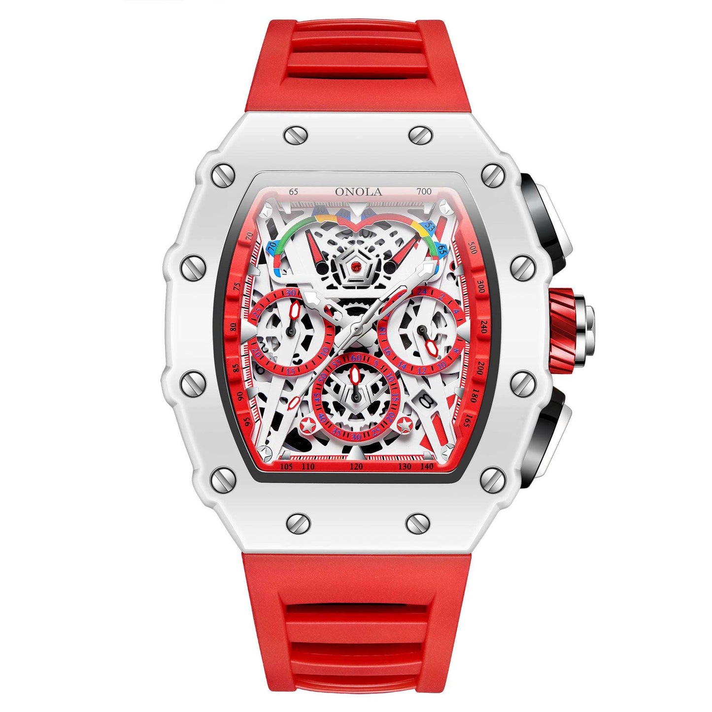 Men's Multifunctional Quartz Watch Multifunctional Fashion Waterproof Quart | Ectron Online