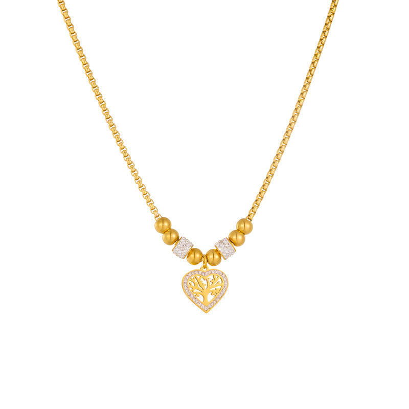 Lucky Tree Love Pendant Personality Simple Necklace