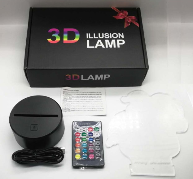 Twist Abstract LED 3D Night Light Touch Colorful Acrylic 3D Table Lamp Decoration Lighting Baby Sleeping Mood Lamp Best Gift - Ectron Online