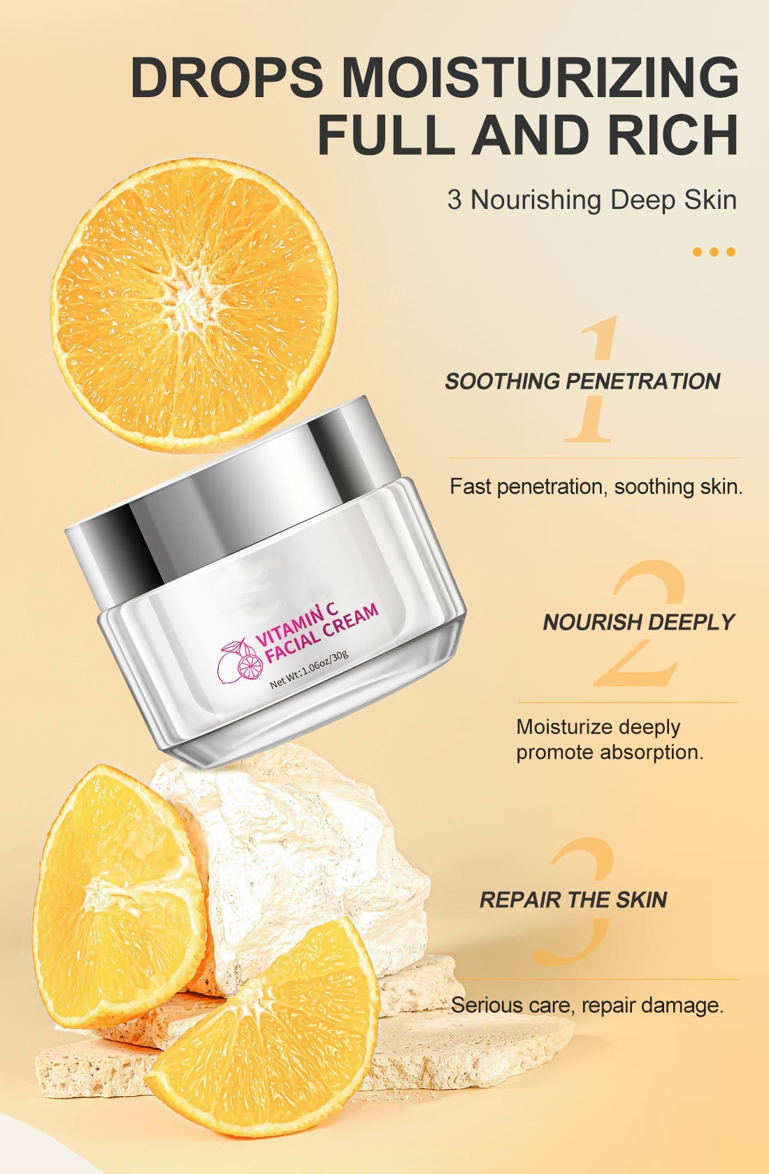 Vitamin C Face Cream Skin Care Products - Ectron Online