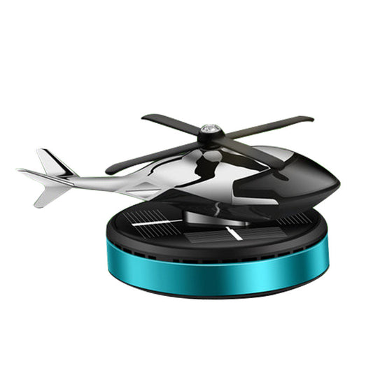 Car Air Freshener Solar Helicopter Modeling Decoration Aromatherapy Car Interior Accessories Propeller Rotating Perfume Diffuser - Ectron Online