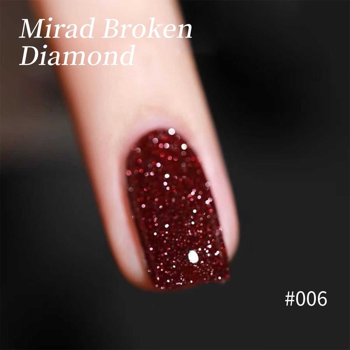 Flashy Reflective Nightclub-style Glitter Nail Gel