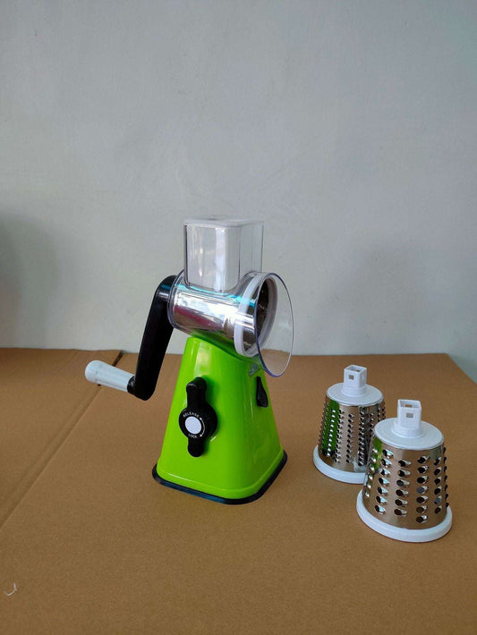 Multi-functional Hand Drum Vegetable Cutter & Slicer – Easy Chopping Multi-functional Vegetable Cutter Hand D | Ectron Online