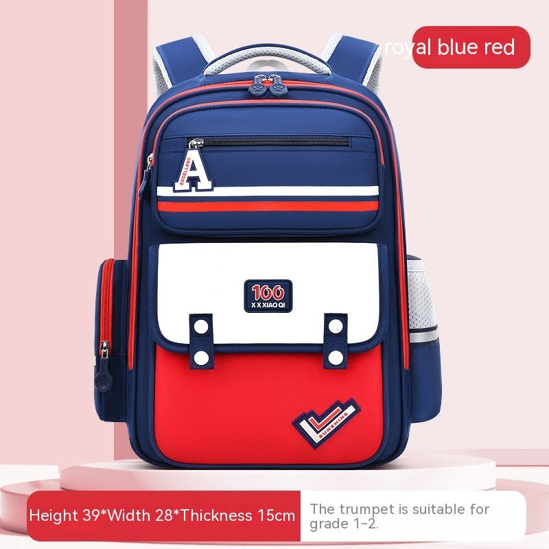 New Student Schoolbag Waist And Spine Protection Burden Reduction Children Backpack