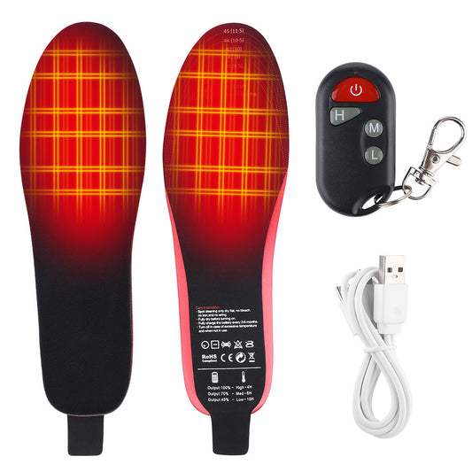 Rechargeable Heated Insoles for Men & Women, Electric Foot Warmer Pads Heated Insoles For Men | Ectron Online