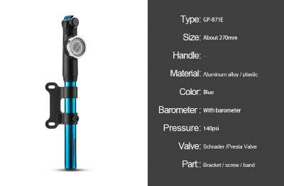 High-pressure bicycle pump - Ectron Online