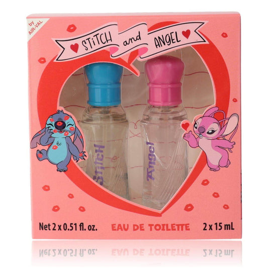 Kids’ 2-piece eau de toilette gift set in box with two bottles: blue and pink