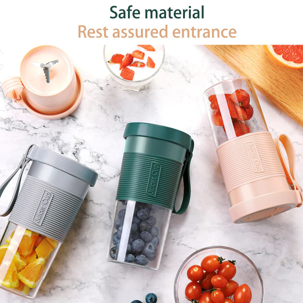 Mini USB Rechargeable Portable Blender Electric Fruit Juicer Kitchen Smoothie Maker Lightweight Sports Bottle Multifunction Blender - Ectron Online