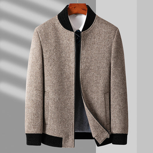 Business Casual Cotton & Wool Jacket Business Casual Cotton And Thickening St | Ectron Online